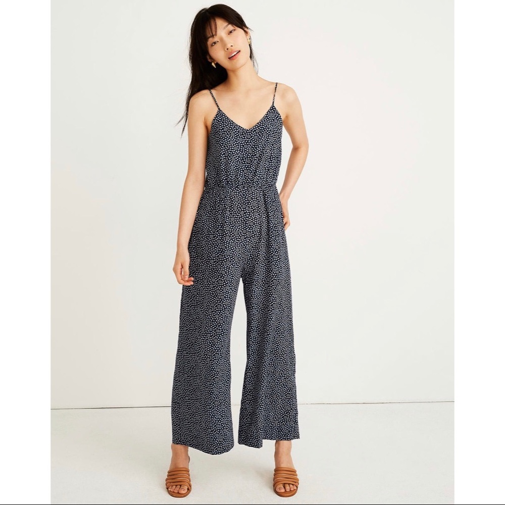 • NWT Madewell Cami Wide-Leg Jumpsuit •